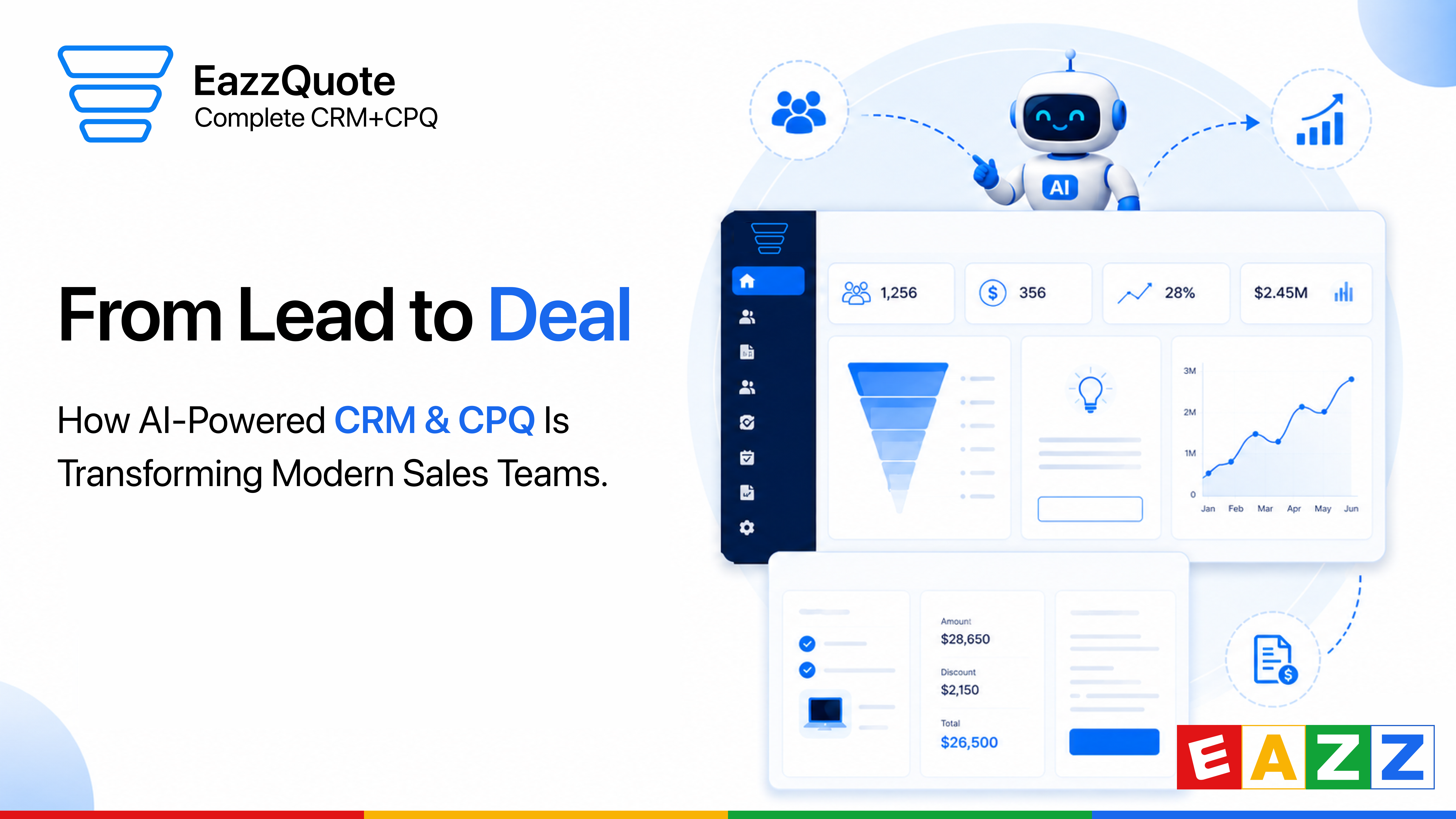 Discover how AI-powered CRM and CPQ software can transform modern sales teams with smarter lead management, automated quotations, sales forecasting, and faster deal closure.
